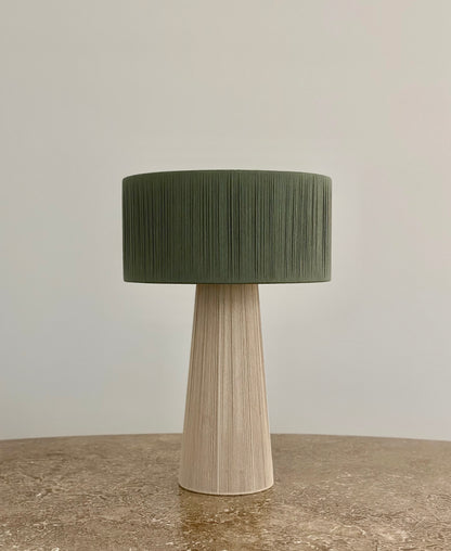 Table lamp electra remix monochrome beige & green