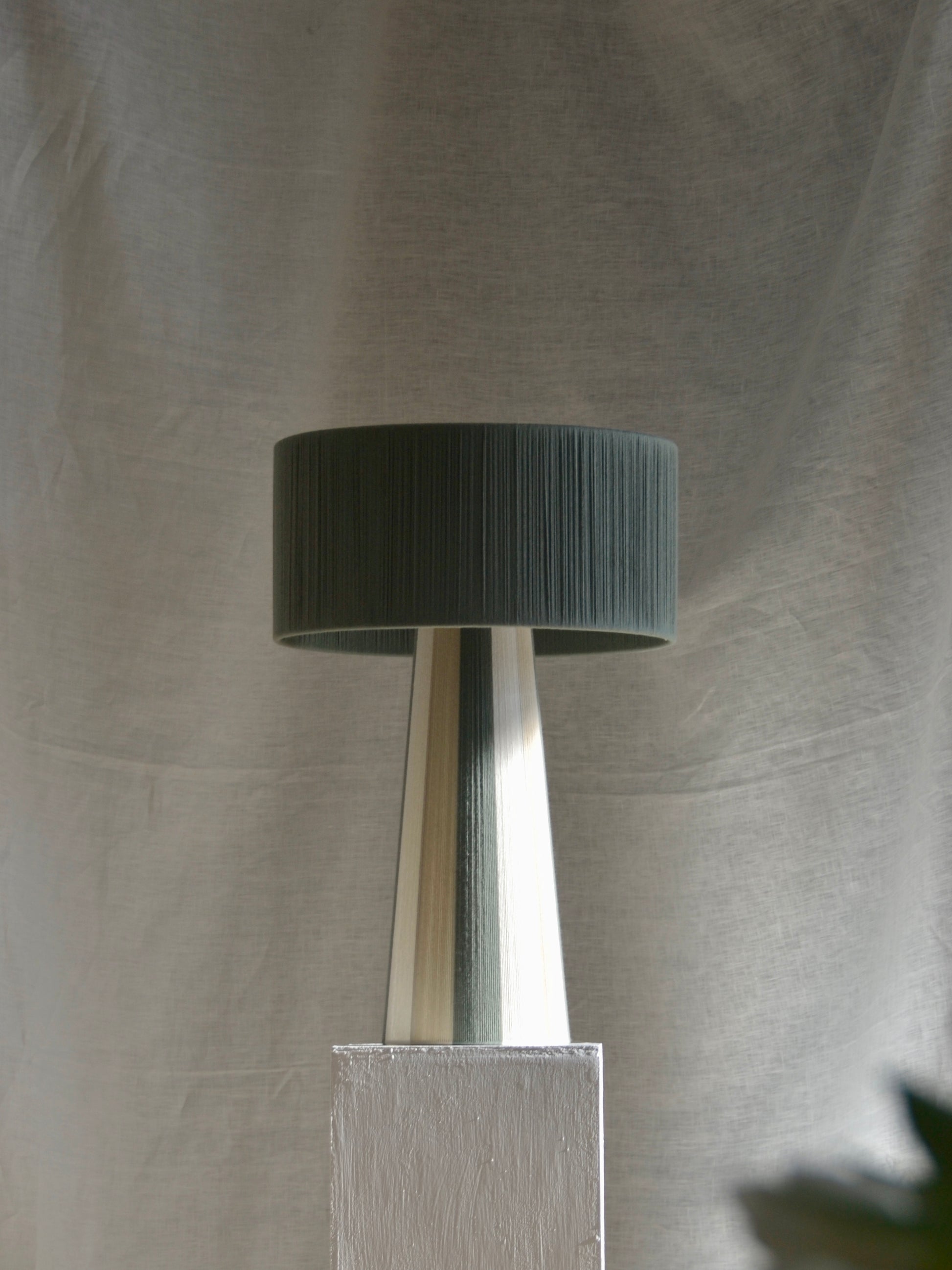 Table lamp electra remix stripy trio green